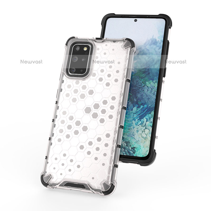 Silicone Transparent Frame Case Cover 360 Degrees AM2 for Samsung Galaxy S20 Plus 5G