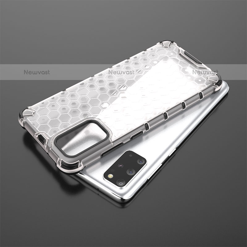 Silicone Transparent Frame Case Cover 360 Degrees AM2 for Samsung Galaxy S20 Plus 5G