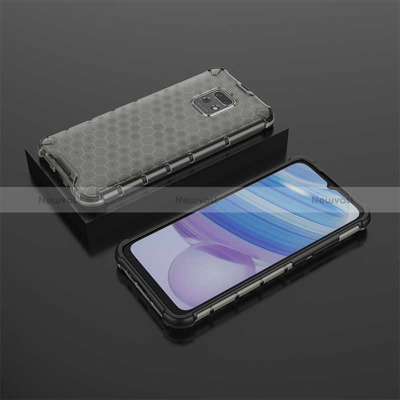 Silicone Transparent Frame Case Cover 360 Degrees AM2 for Xiaomi Redmi 10X 5G