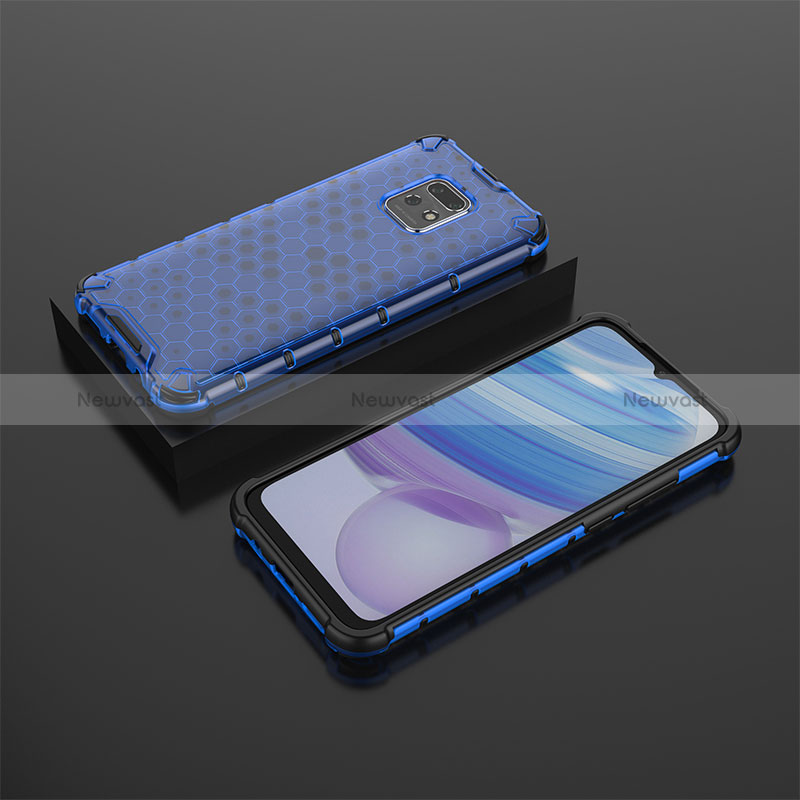 Silicone Transparent Frame Case Cover 360 Degrees AM2 for Xiaomi Redmi 10X 5G