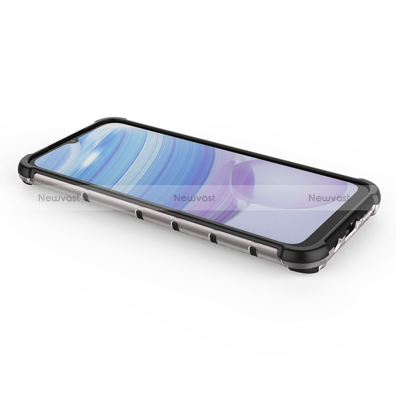 Silicone Transparent Frame Case Cover 360 Degrees AM2 for Xiaomi Redmi 10X 5G