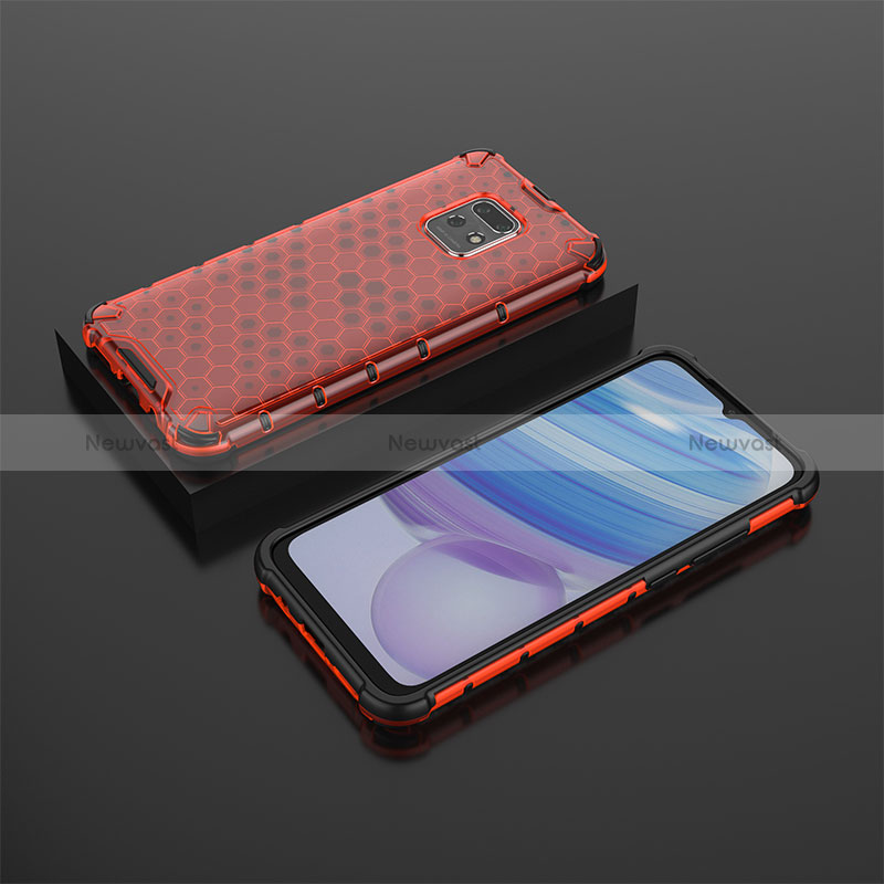 Silicone Transparent Frame Case Cover 360 Degrees AM2 for Xiaomi Redmi 10X Pro 5G