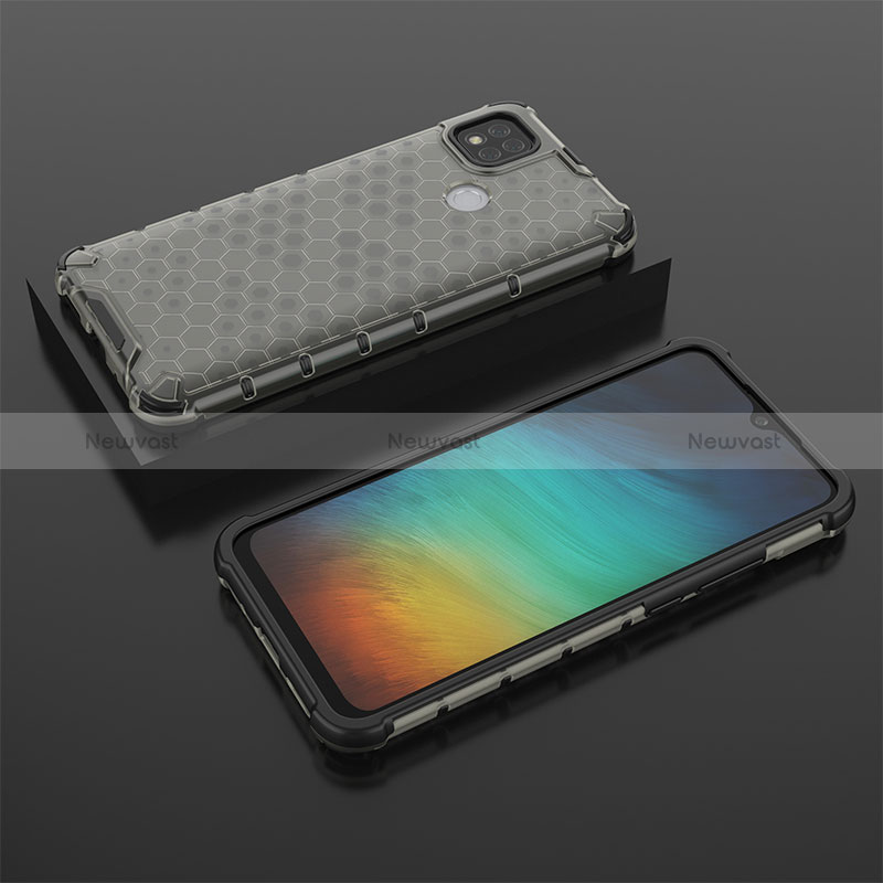 Silicone Transparent Frame Case Cover 360 Degrees AM2 for Xiaomi Redmi 9C