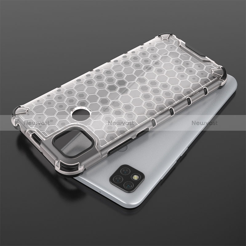 Silicone Transparent Frame Case Cover 360 Degrees AM2 for Xiaomi Redmi 9C