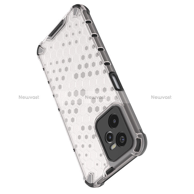 Silicone Transparent Frame Case Cover 360 Degrees AM3 for Realme C35
