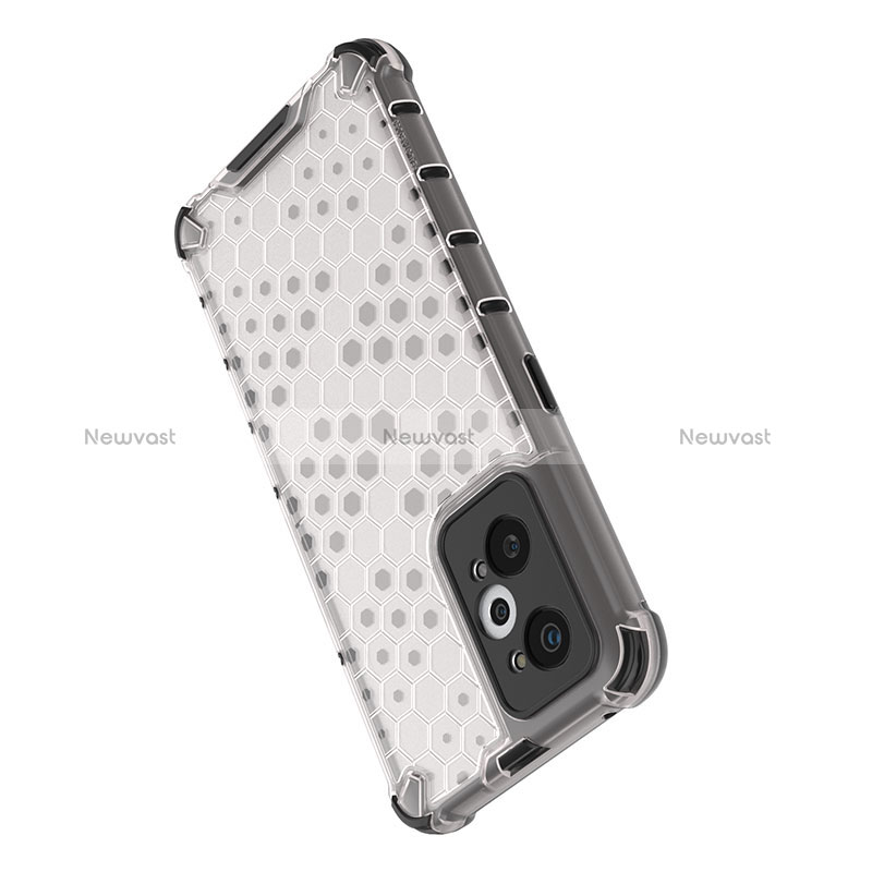 Silicone Transparent Frame Case Cover 360 Degrees AM3 for Realme GT Neo 3T 5G