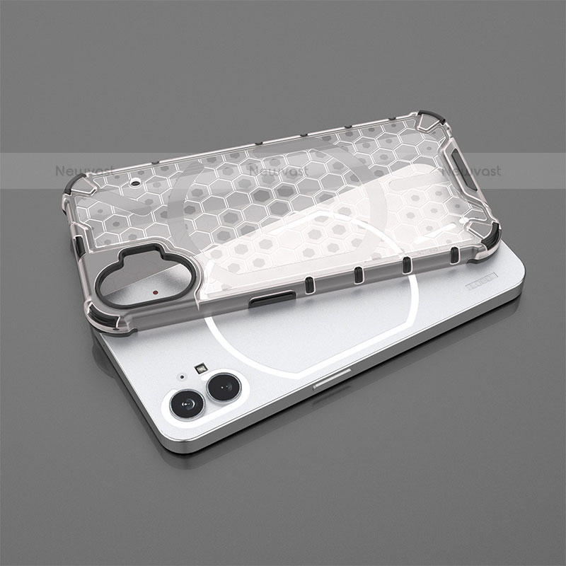 Silicone Transparent Frame Case Cover 360 Degrees for Nothing Phone 1