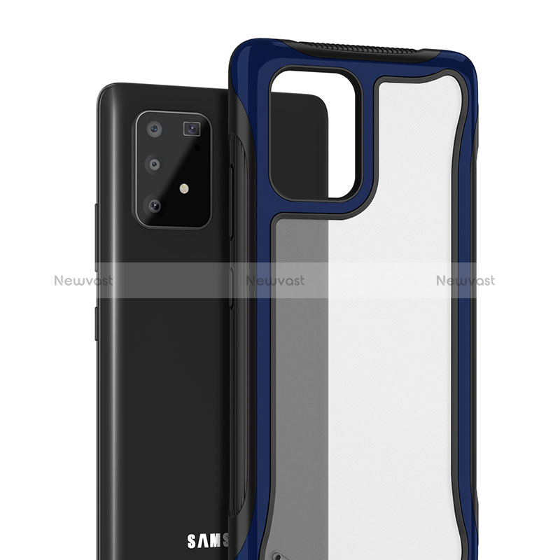 Silicone Transparent Frame Case Cover 360 Degrees for Samsung Galaxy S10 Lite