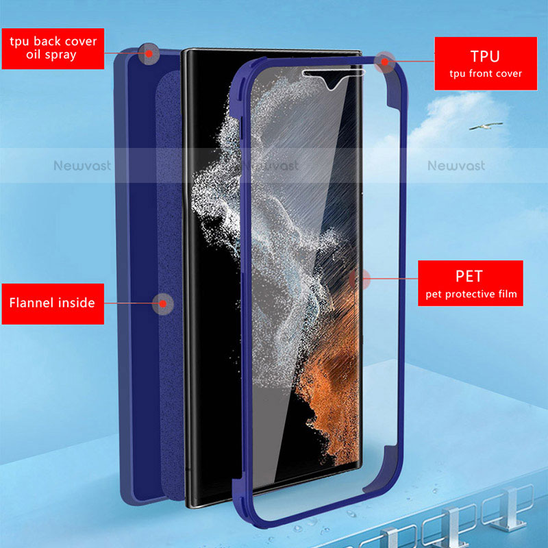 Silicone Transparent Frame Case Cover 360 Degrees for Samsung Galaxy S21 Ultra 5G