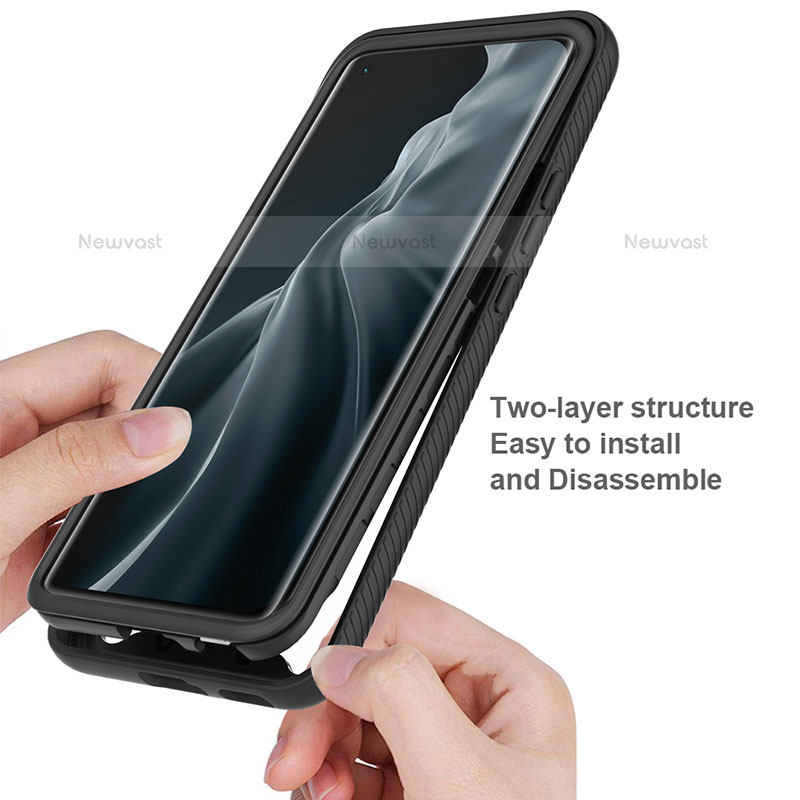 Silicone Transparent Frame Case Cover 360 Degrees for Xiaomi Mi 11 5G