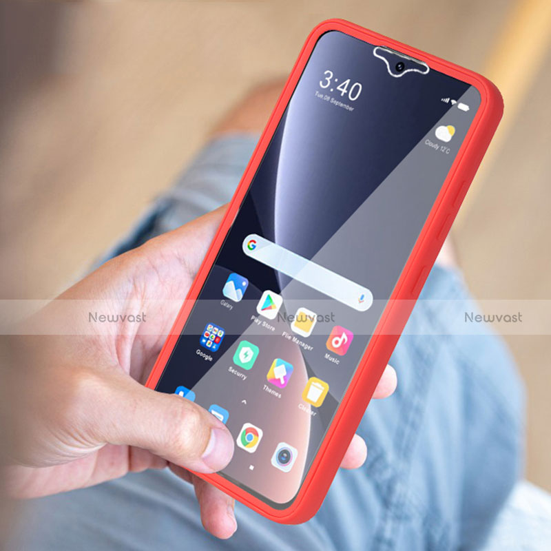 Silicone Transparent Frame Case Cover 360 Degrees for Xiaomi Mi 12 5G
