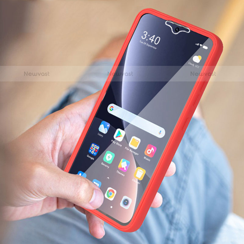 Silicone Transparent Frame Case Cover 360 Degrees for Xiaomi Mi 12 Pro 5G