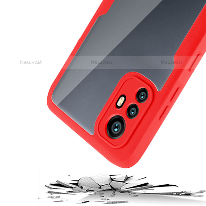Silicone Transparent Frame Case Cover 360 Degrees for Xiaomi Mi 12S Pro 5G
