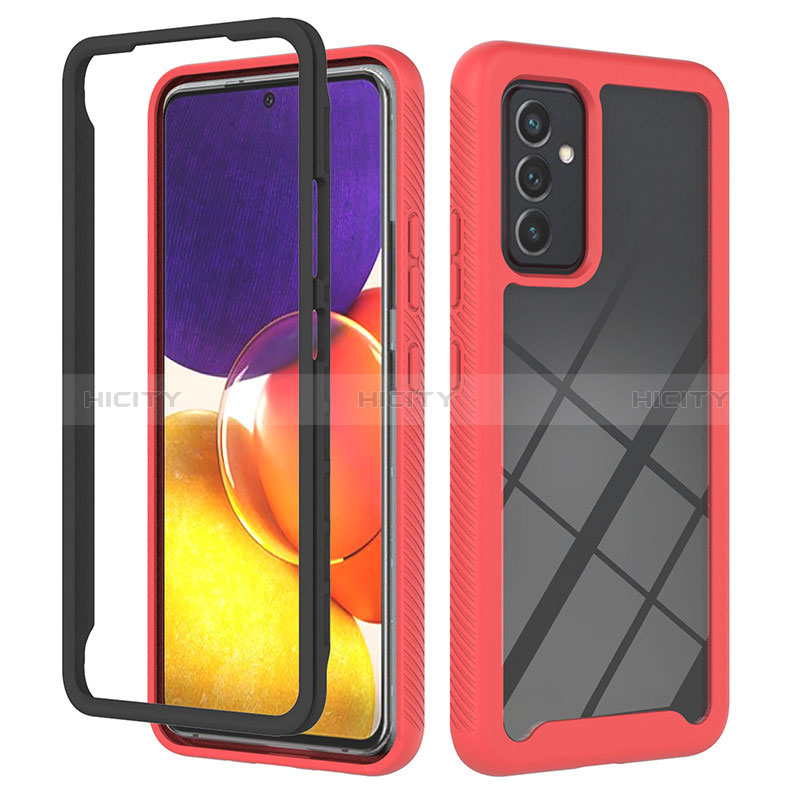 Silicone Transparent Frame Case Cover 360 Degrees ZJ2 for Samsung Galaxy M34 5G