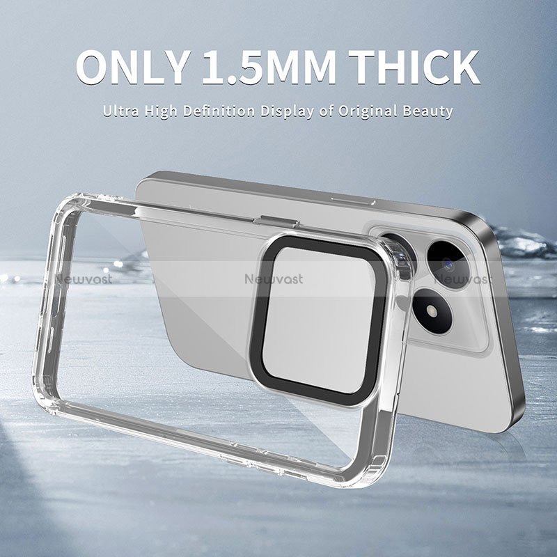 Silicone Transparent Frame Case Cover AC1 for Realme C51