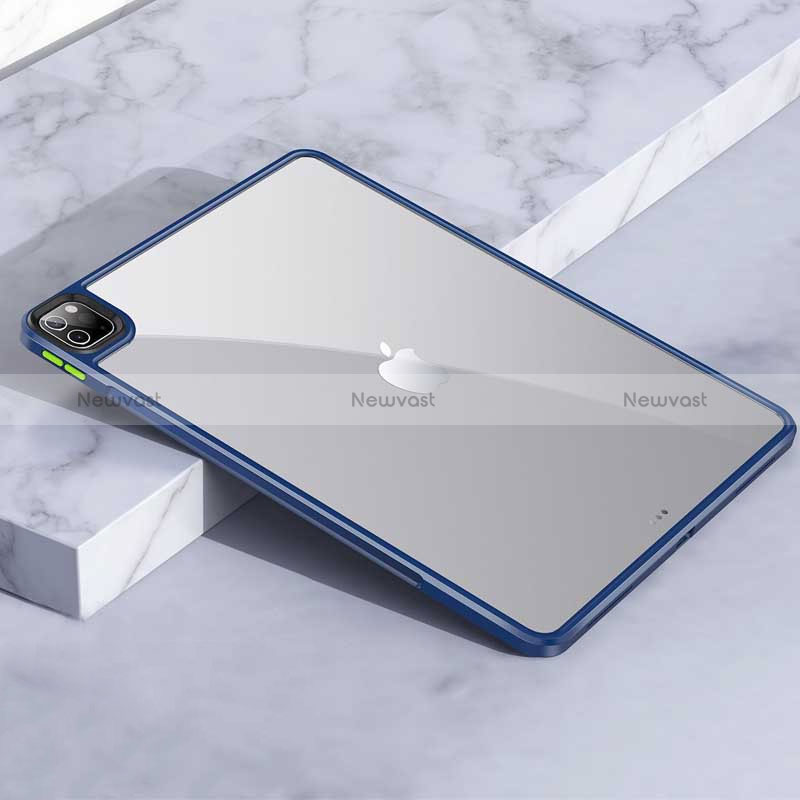 Silicone Transparent Frame Case Cover for Apple iPad Pro 12.9 (2020)