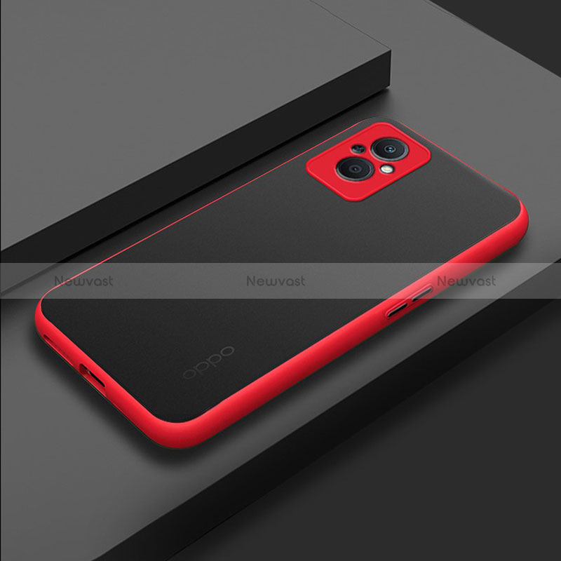 Silicone Transparent Frame Case Cover for Oppo Reno7 Z 5G