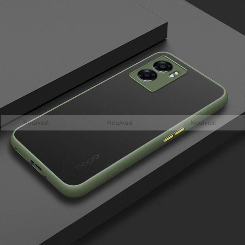 Silicone Transparent Frame Case Cover for Realme Narzo 50 5G