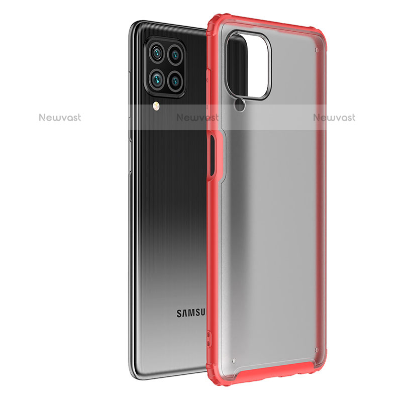Silicone Transparent Frame Case Cover for Samsung Galaxy M62 4G
