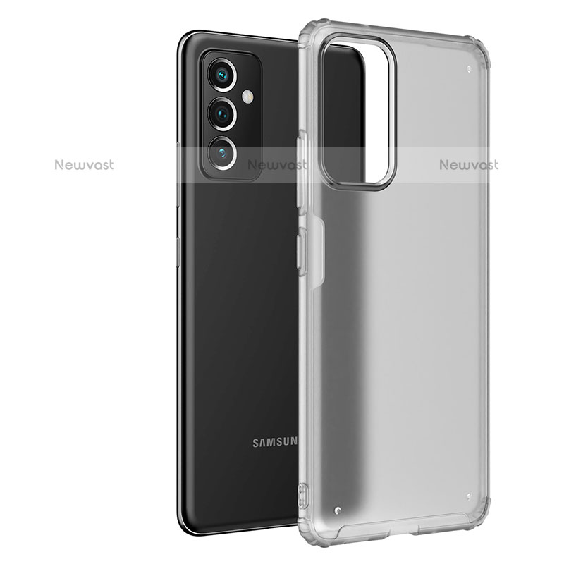 Silicone Transparent Frame Case Cover for Samsung Galaxy Quantum2 5G