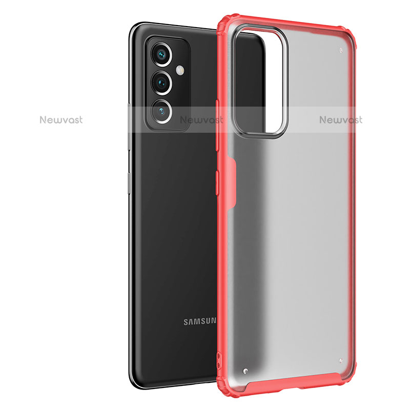 Silicone Transparent Frame Case Cover for Samsung Galaxy Quantum2 5G