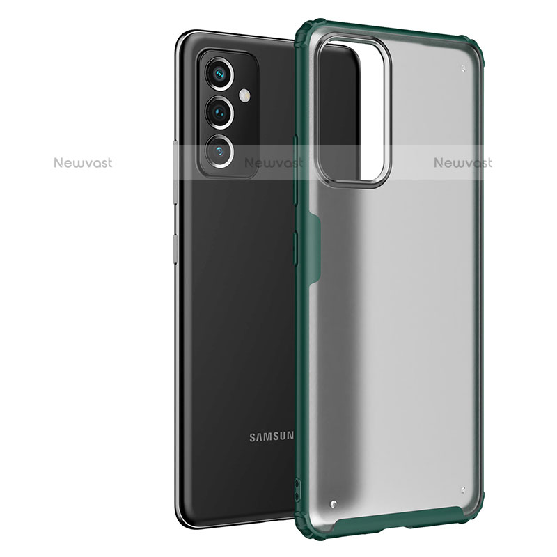 Silicone Transparent Frame Case Cover for Samsung Galaxy Quantum2 5G