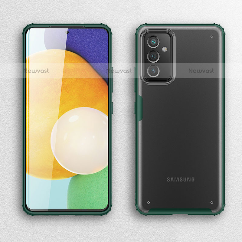 Silicone Transparent Frame Case Cover for Samsung Galaxy Quantum2 5G