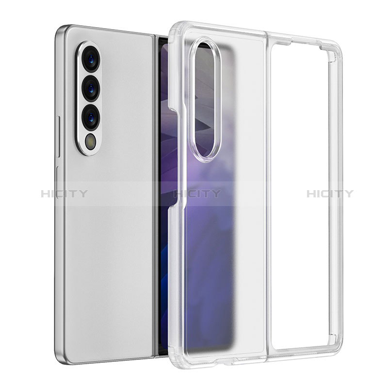 Silicone Transparent Frame Case Cover for Samsung Galaxy Z Fold4 5G