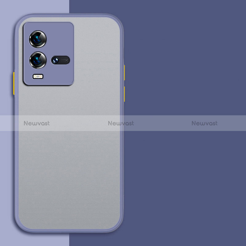 Silicone Transparent Frame Case Cover for Vivo iQOO 10 5G