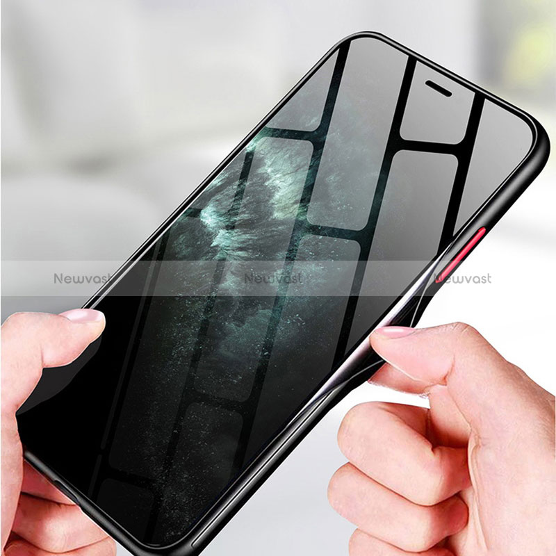 Silicone Transparent Frame Case Cover for Vivo iQOO 10 5G