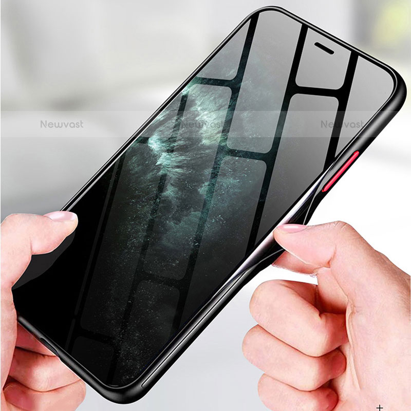 Silicone Transparent Frame Case Cover for Vivo iQOO 8 5G