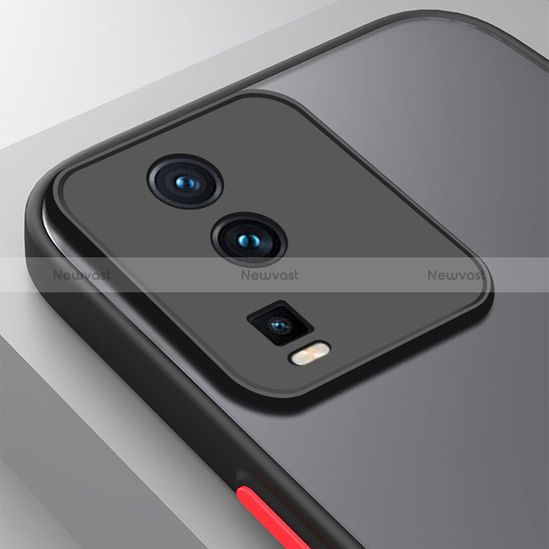 Silicone Transparent Frame Case Cover for Vivo iQOO Neo7 5G
