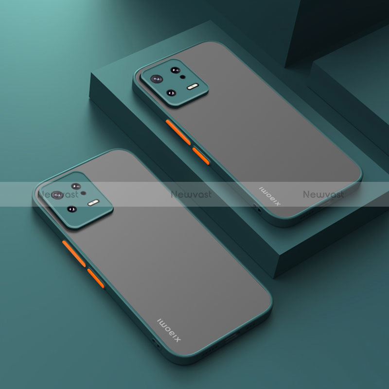 Silicone Transparent Frame Case Cover for Xiaomi Mi 13 5G