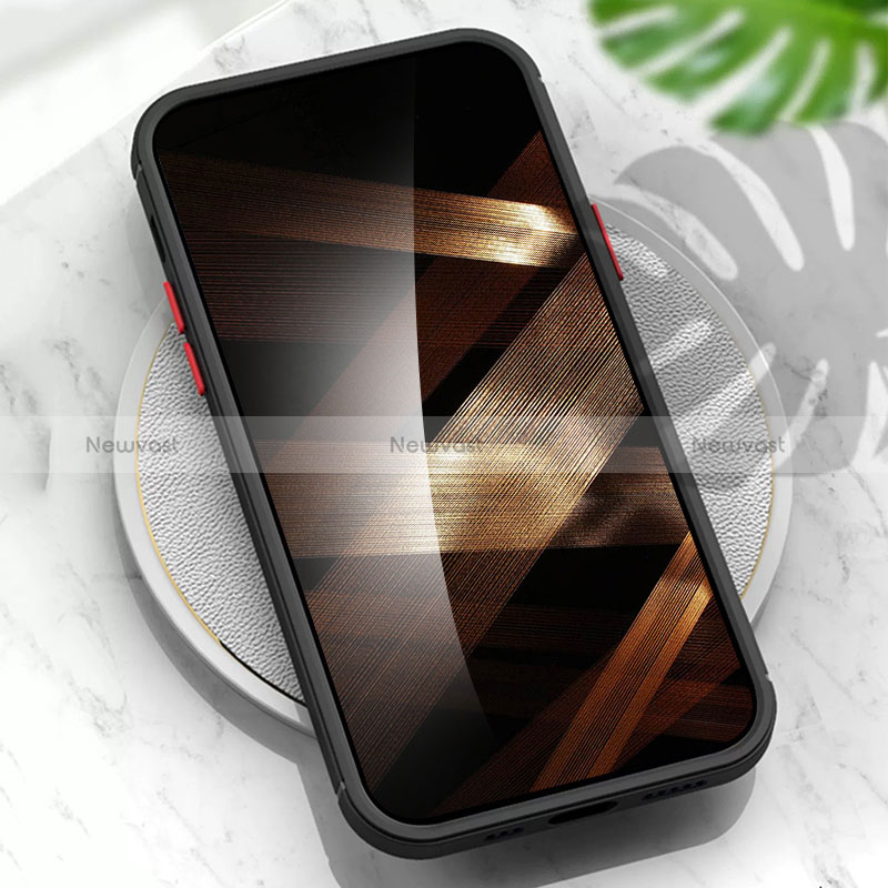 Silicone Transparent Frame Case Cover for Xiaomi Mi 13T Pro 5G