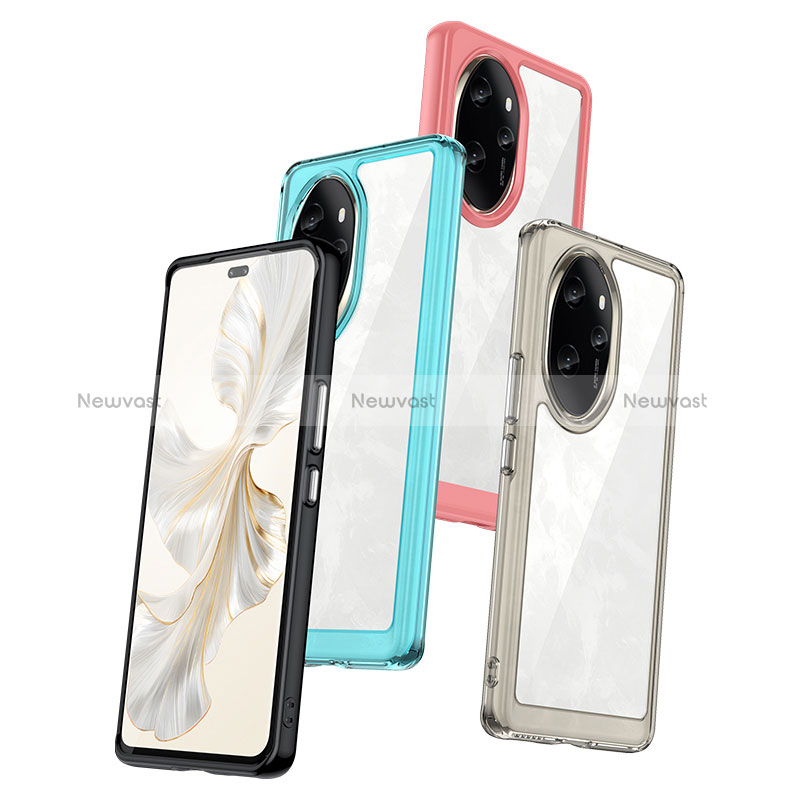 Silicone Transparent Frame Case Cover J01S for Huawei Honor 100 Pro 5G