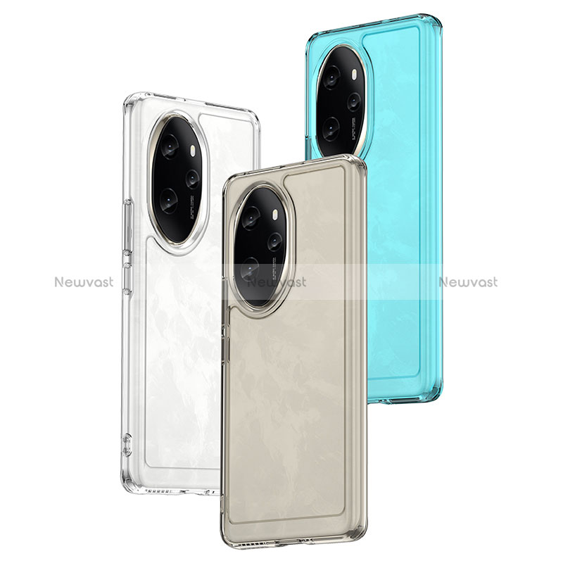 Silicone Transparent Frame Case Cover J02S for Huawei Honor 100 Pro 5G