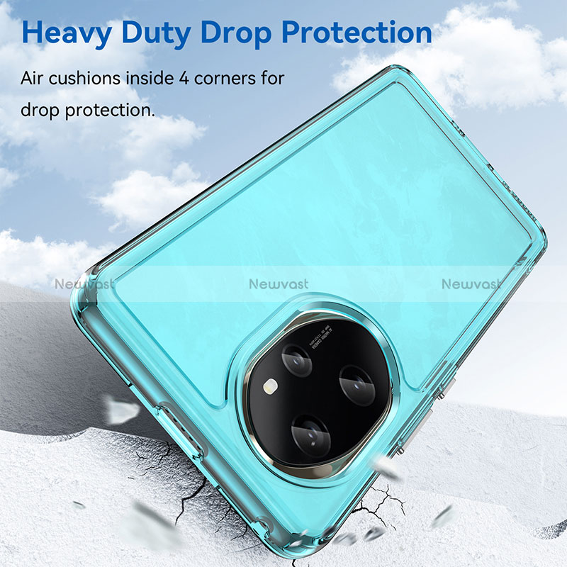 Silicone Transparent Frame Case Cover J02S for Huawei Honor 100 Pro 5G