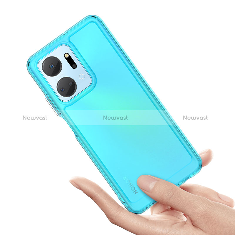 Silicone Transparent Frame Case Cover J02S for Huawei Honor X7a