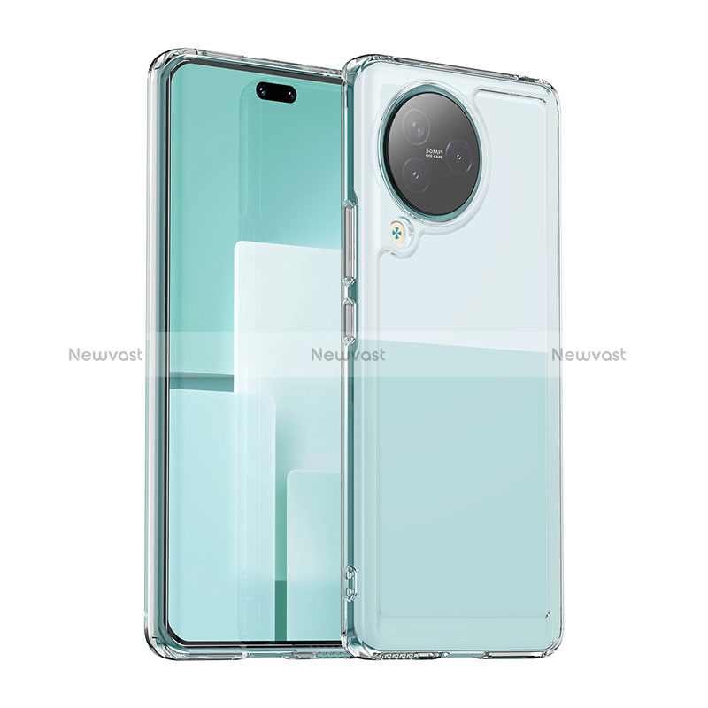 Silicone Transparent Frame Case Cover J02S for Xiaomi Civi 3 5G