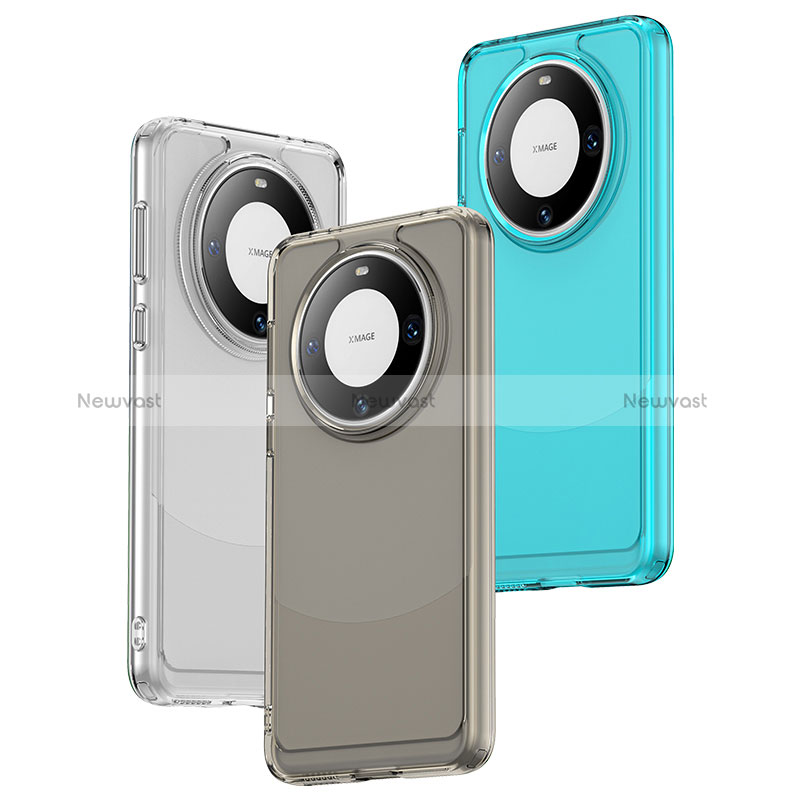 Silicone Transparent Frame Case Cover J03S for Huawei Mate 60