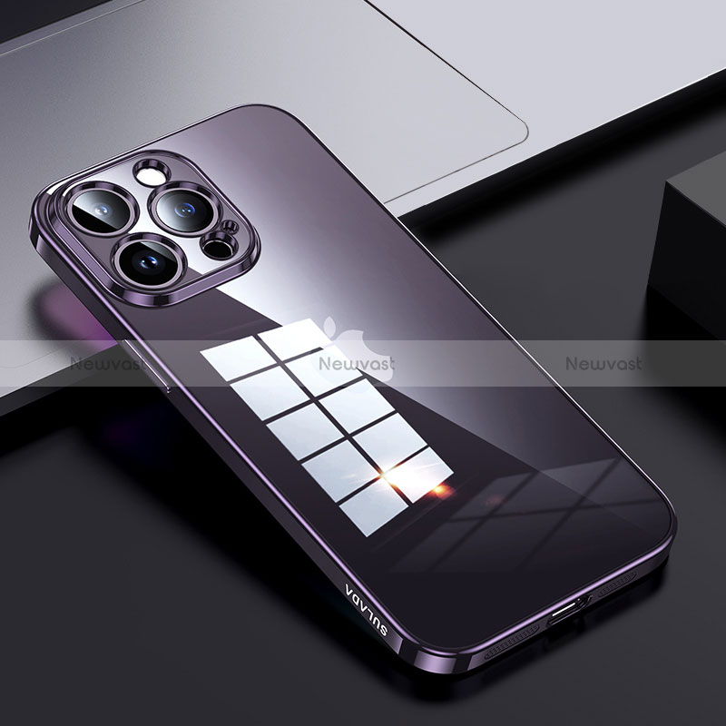 Silicone Transparent Frame Case Cover LD2 for Apple iPhone 13 Pro
