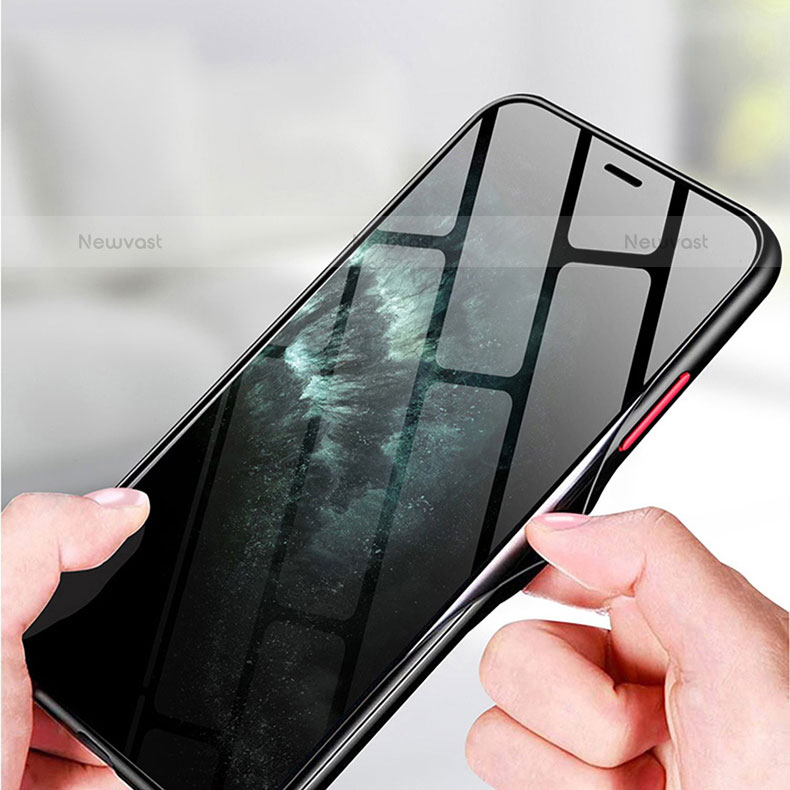 Silicone Transparent Frame Case Cover M01 for Vivo iQOO 9 Pro 5G