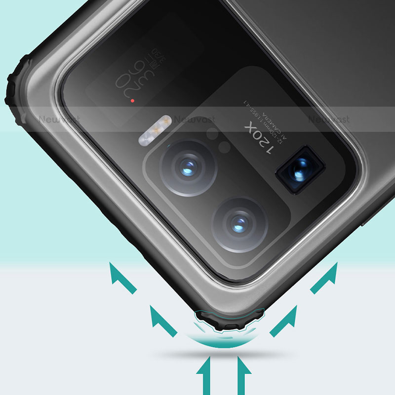 Silicone Transparent Frame Case Cover M01 for Xiaomi Mi 11 Ultra 5G