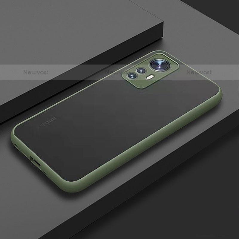 Silicone Transparent Frame Case Cover M02 for Xiaomi Mi 12S 5G