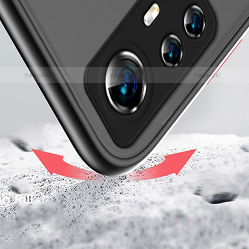 Silicone Transparent Frame Case Cover M02 for Xiaomi Mi 12X 5G