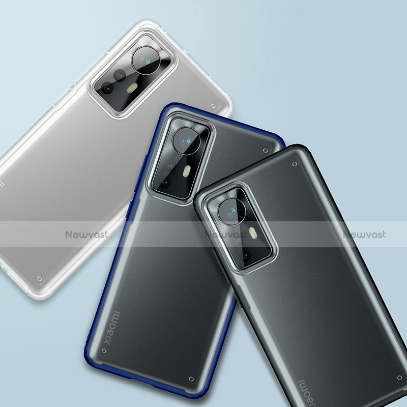 Silicone Transparent Frame Case Cover M05 for Xiaomi Mi 12 5G