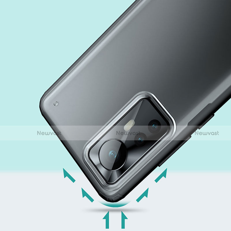 Silicone Transparent Frame Case Cover M05 for Xiaomi Mi 12 5G