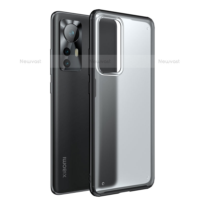 Silicone Transparent Frame Case Cover M05 for Xiaomi Mi 12S 5G