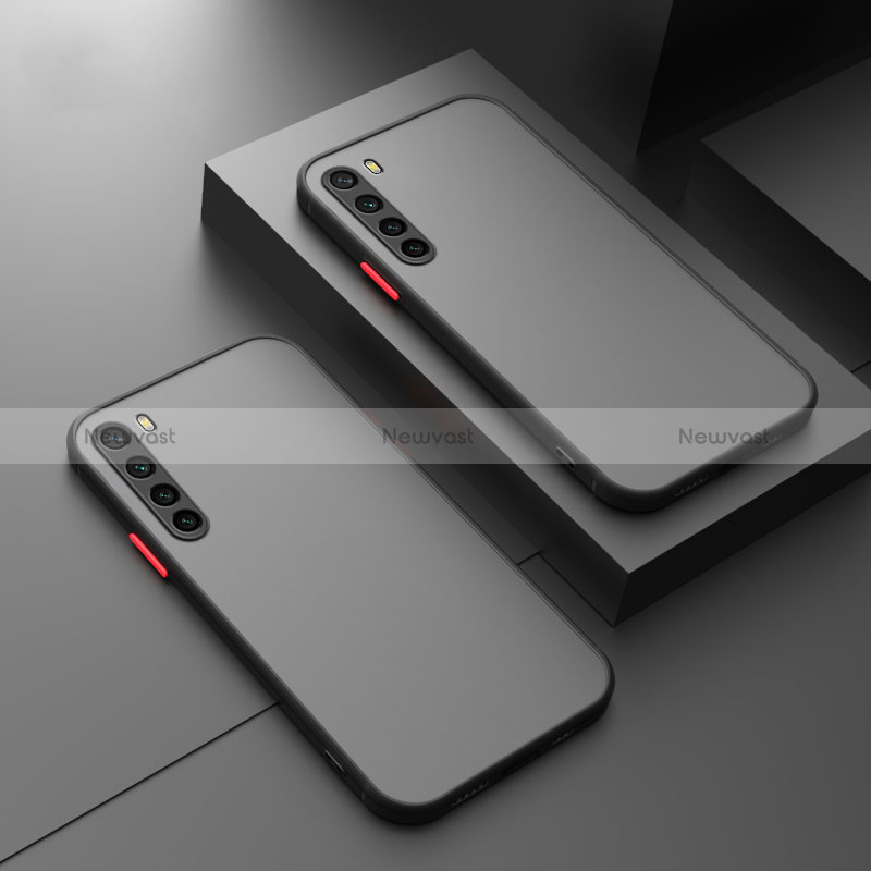 Silicone Transparent Frame Case Cover P01 for Xiaomi Redmi Note 8 (2021)