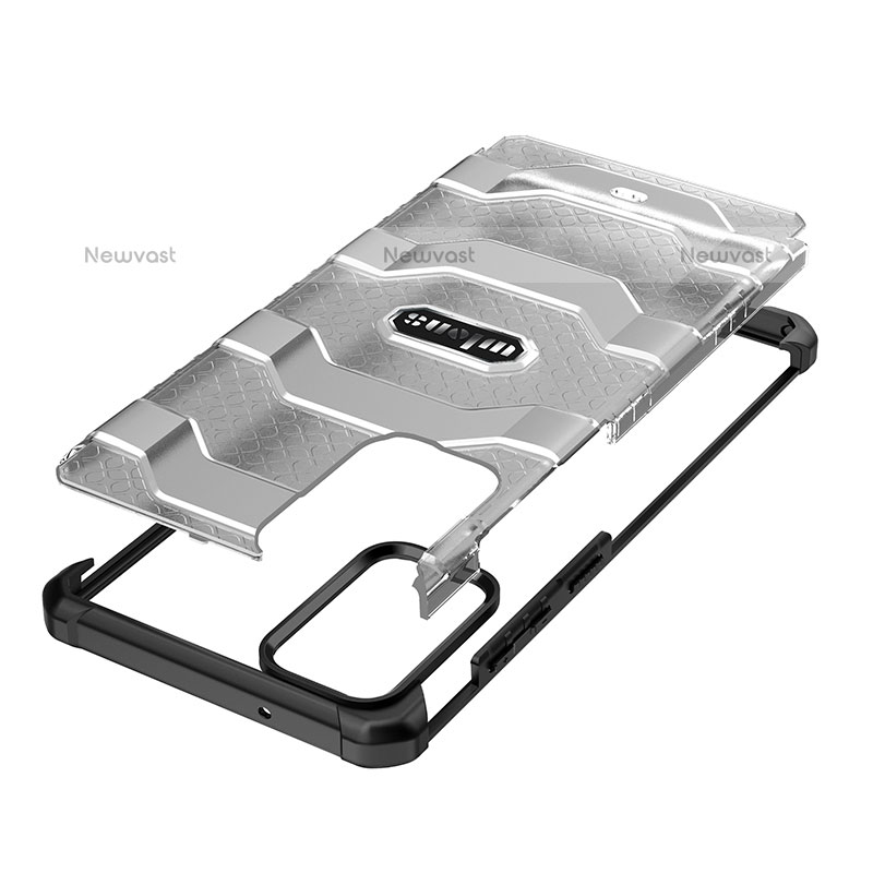 Silicone Transparent Frame Case Cover WL1 for Samsung Galaxy Note 20 5G